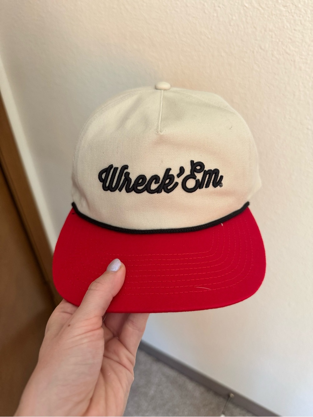 Wreck'Em Embroidered Texas Tech Hat